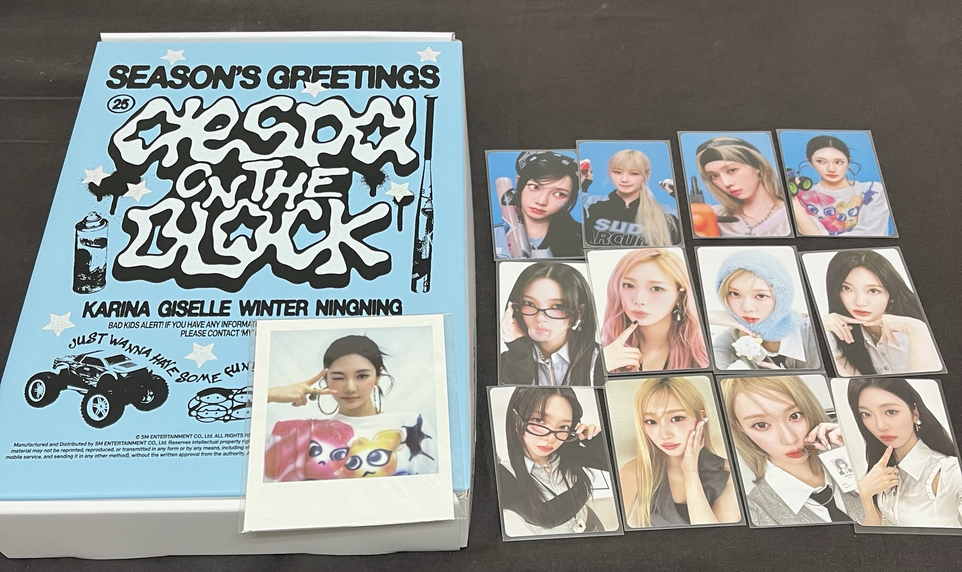 aespa 2025年曆（包含withmuu特典）