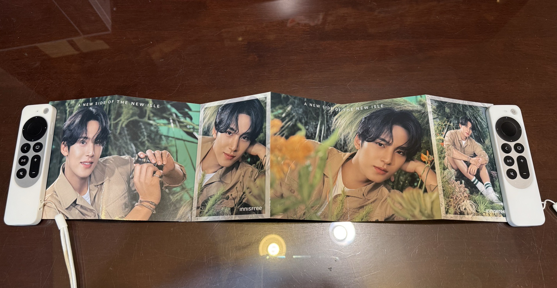 💙玟奎INNISFREE鐵盒風琴明信片組