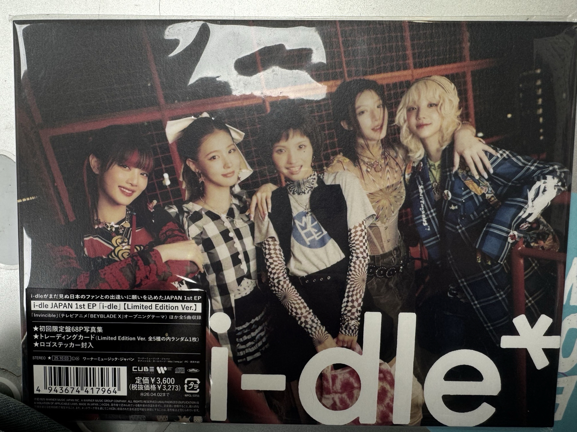 日本初回限定盤 未拆專