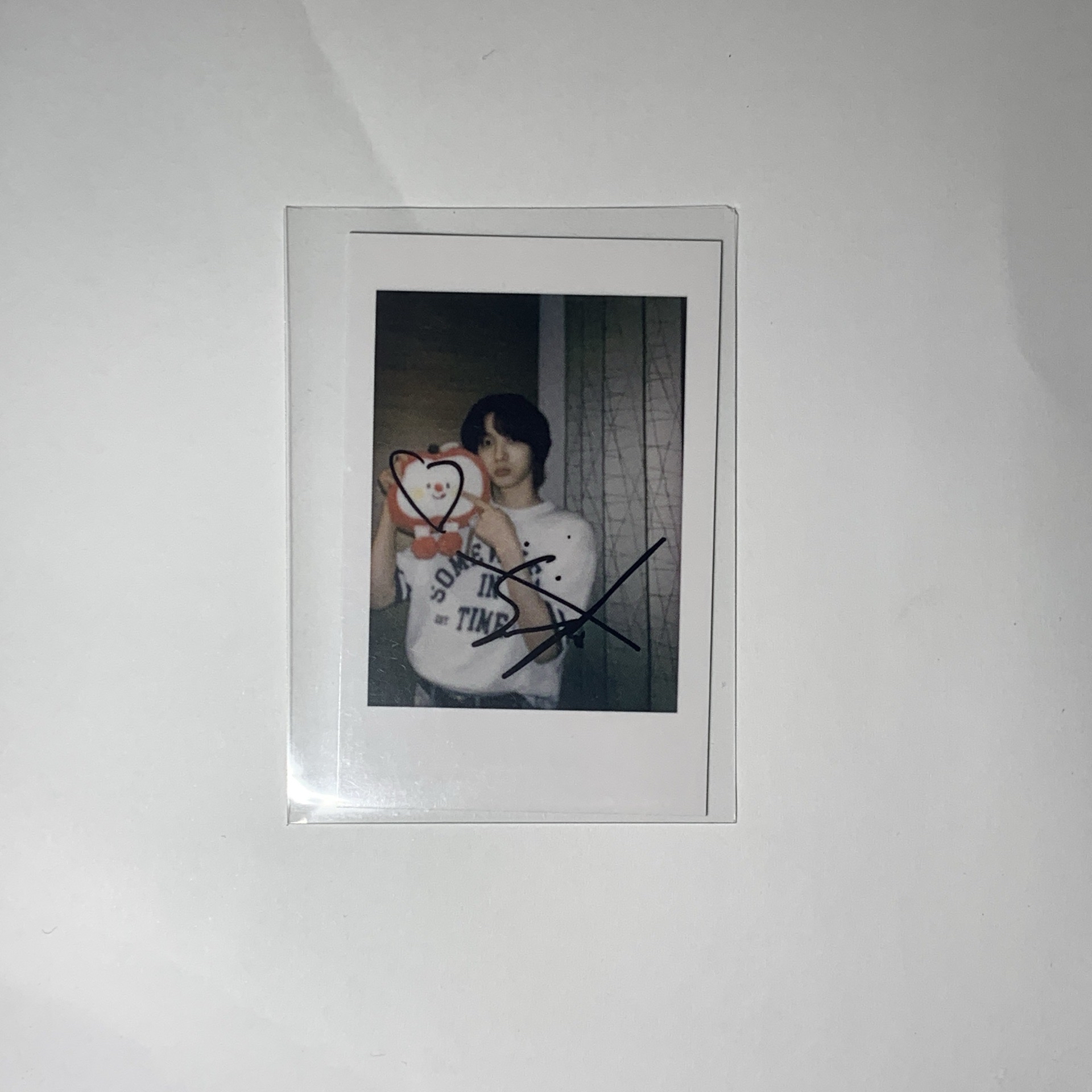 朴成淏青島線下簽售復刻拍立得