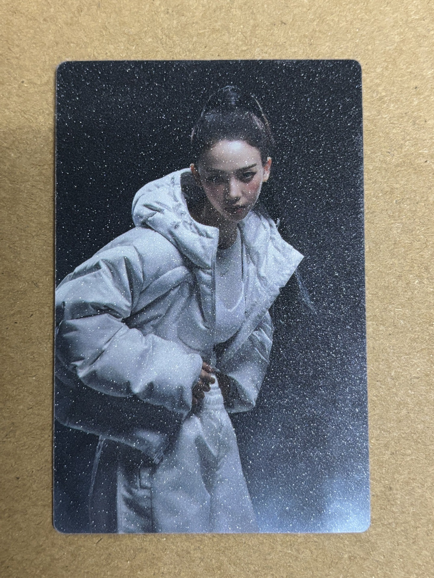 aespa Karina 柚子 代言卡 NIKE Swoosh Puffer 柚-02