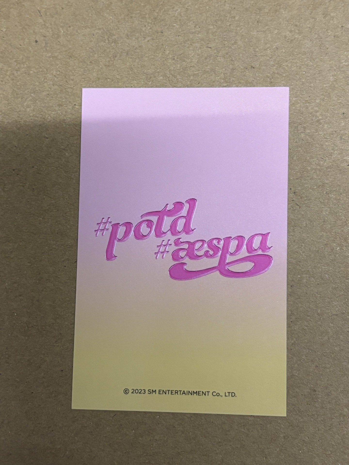 aespa Giselle 吉吉 #potd展會 隨機卡 吉-05