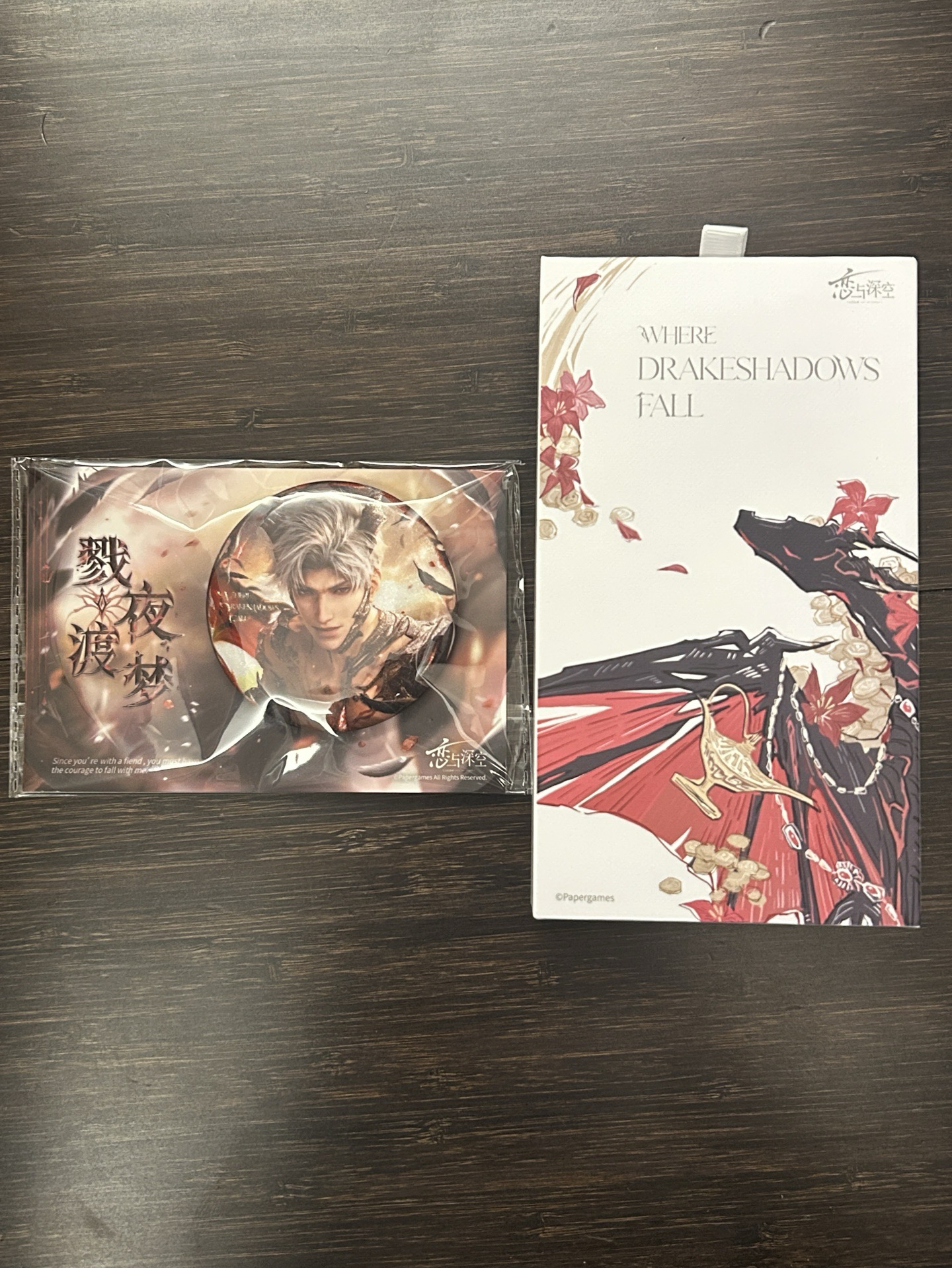 戀與深空｜秦徹髮圈+徽章