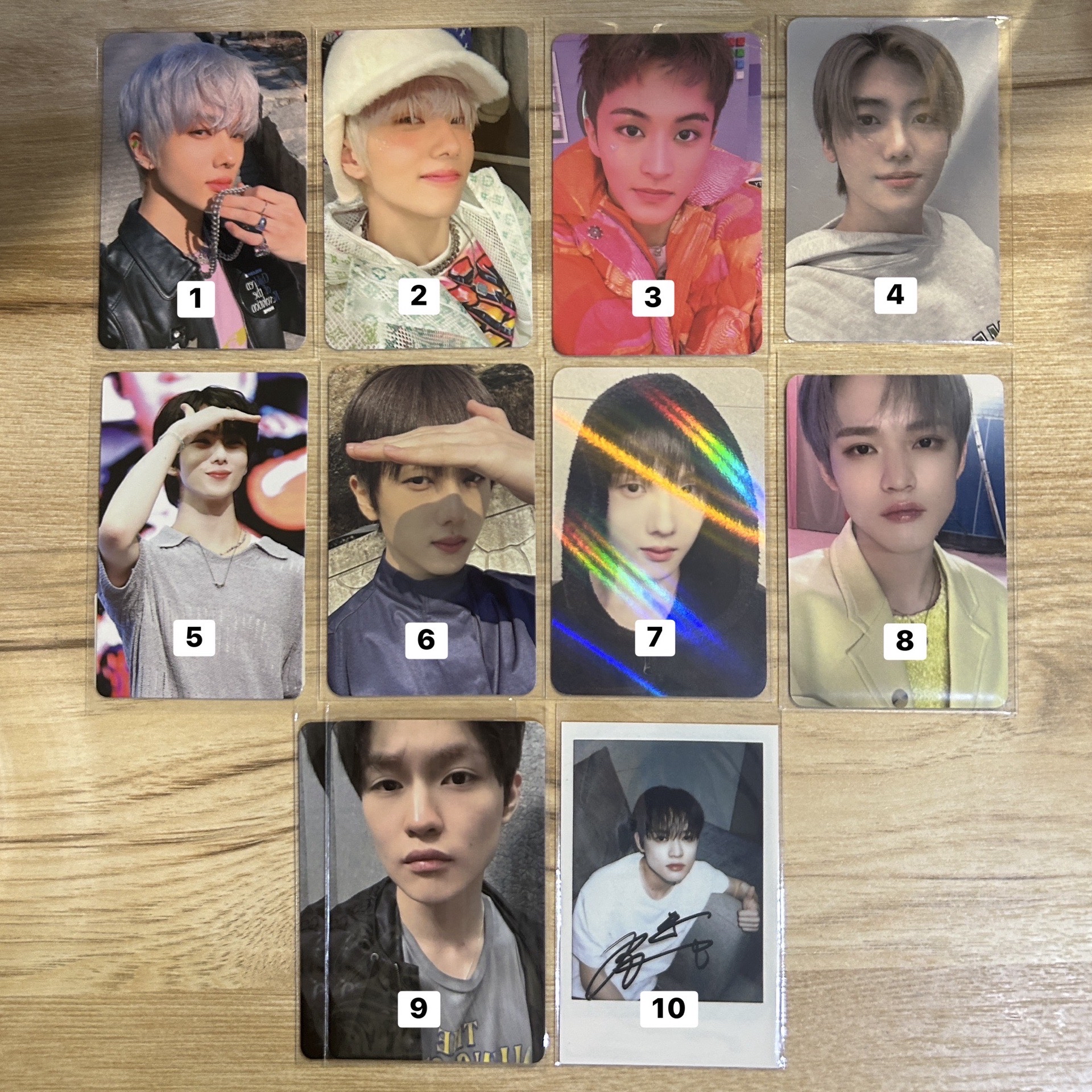 NCT DREAM 特典 馬克Mark 渽民 帝努Jeno 辰樂 志晟