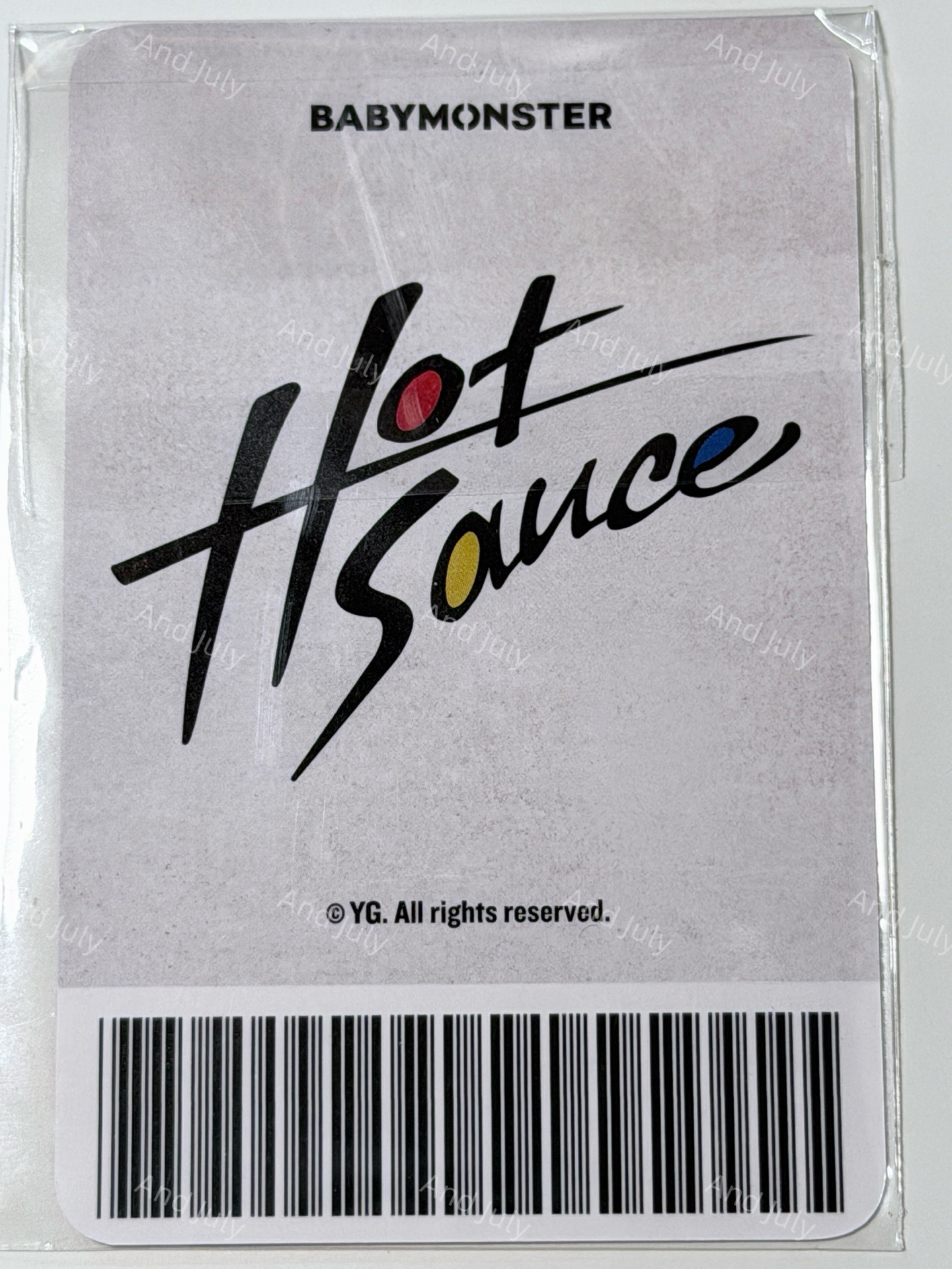 BABYMONSTER HOT SAUCE MD滿額 SET(6p)