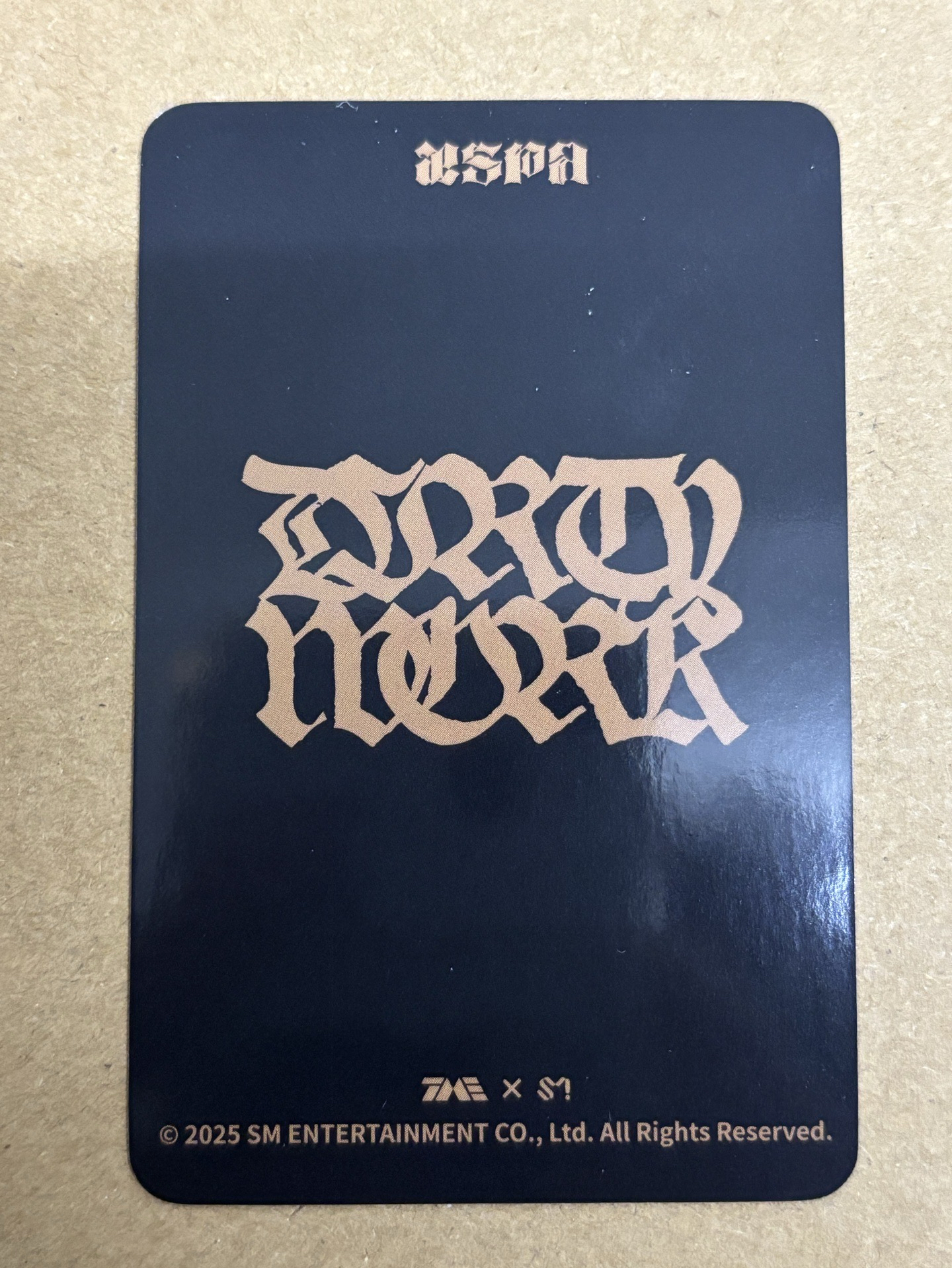 aespa Karina 柚子 Dirty Work QQ音樂 星光卡 二星柚-160