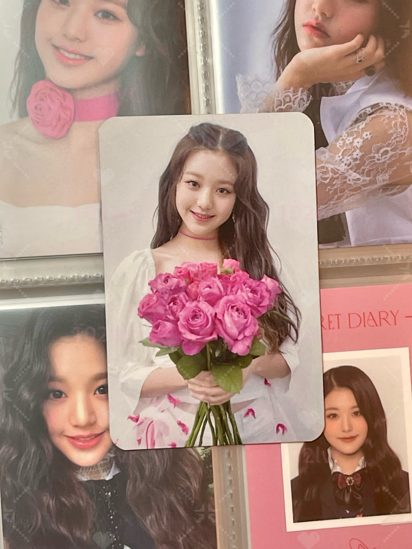 張員瑛izone捧花打歌卡