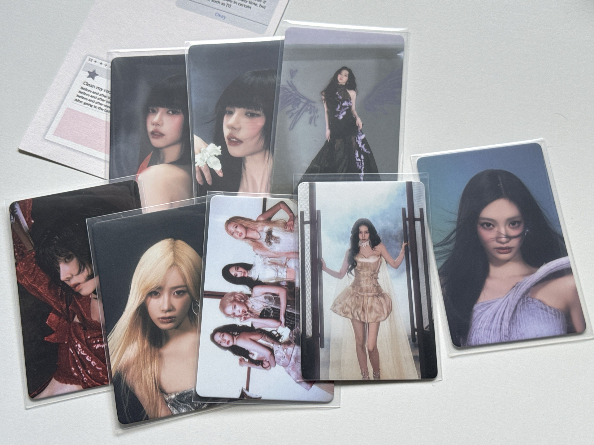 aespa metal 雜誌卡 圖上全部