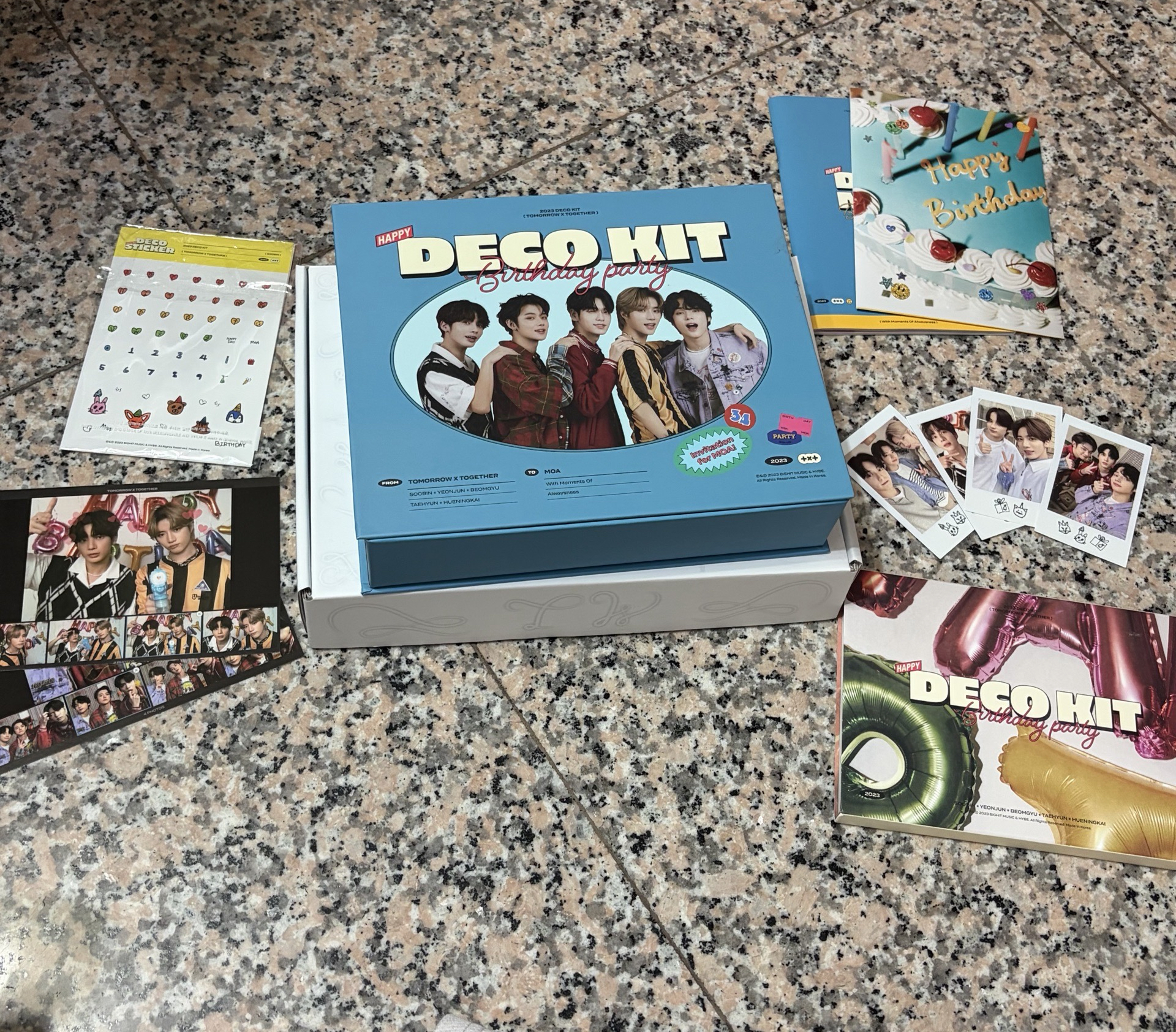 TXT23DECO禮盒 含部分小卡