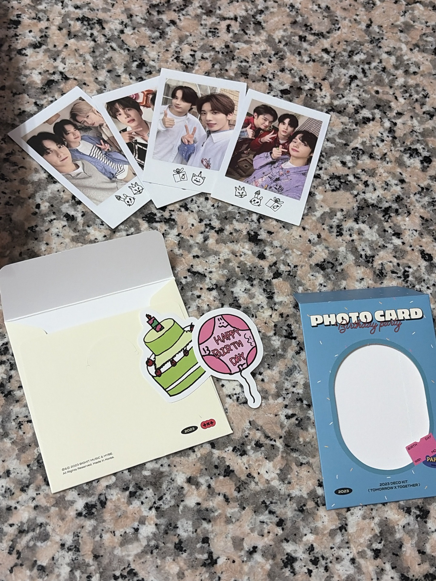 TXT23DECO禮盒 含部分小卡