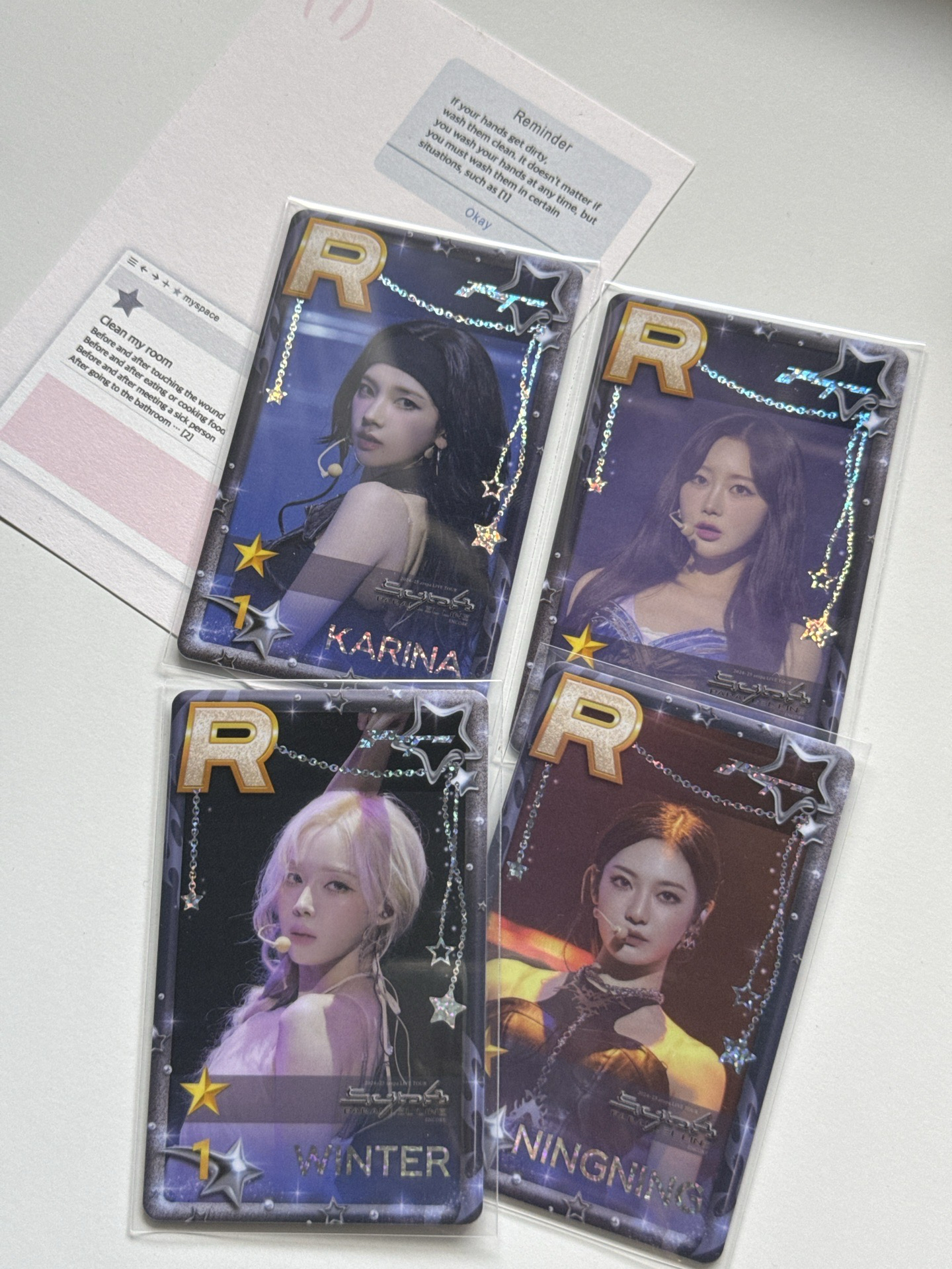 aespa 遊戲卡 演唱會造型 安可