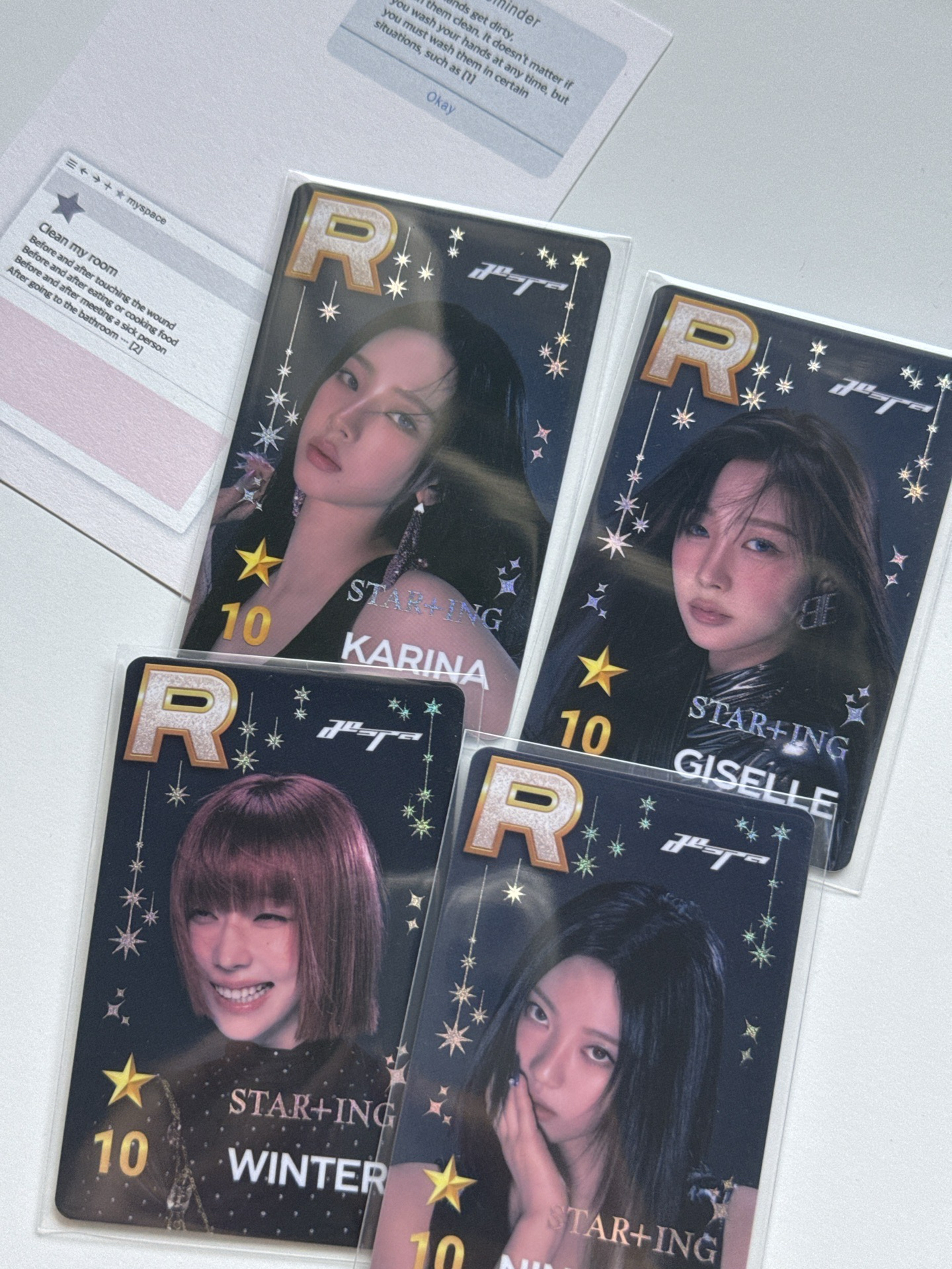 aespa 遊戲卡一套 whiplash 