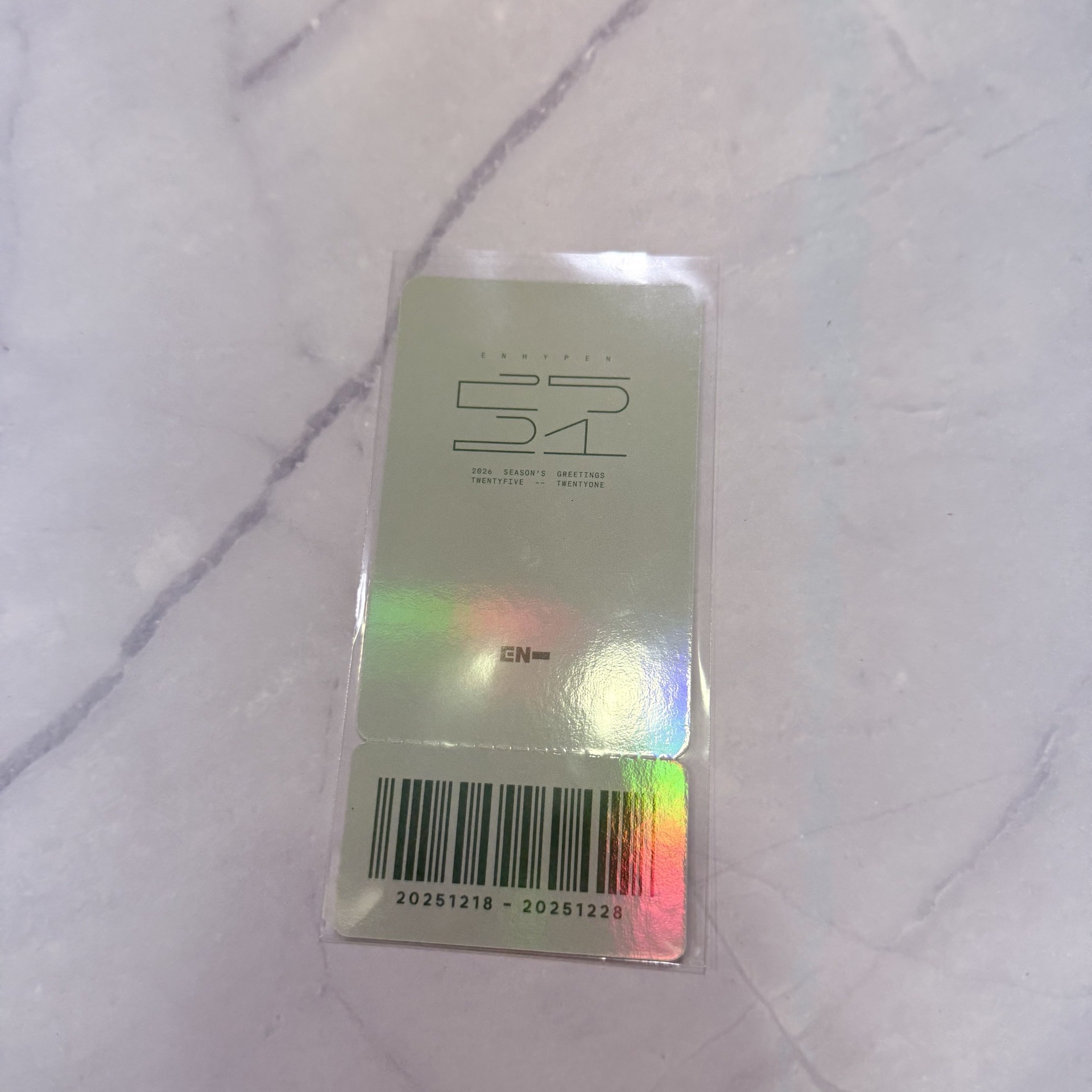 HYBE HOLIDAY HOUSE 線下快閃 滿額卡