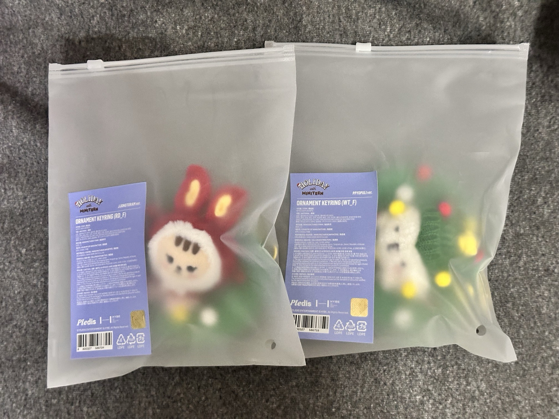 🖤聖誕MINITEEN 花圈吊飾娃