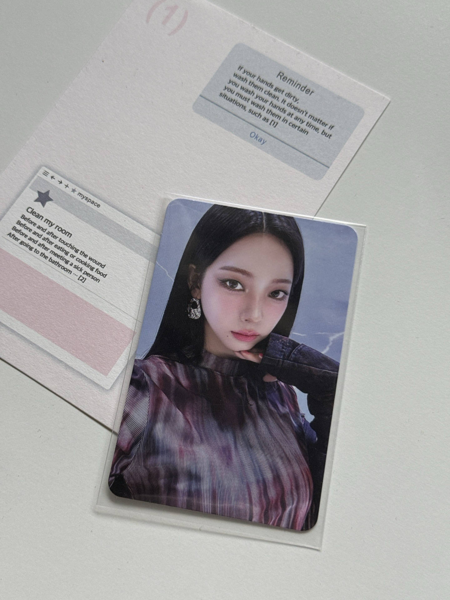 aespa 演唱會周邊 首爾場週包柚 karina小卡