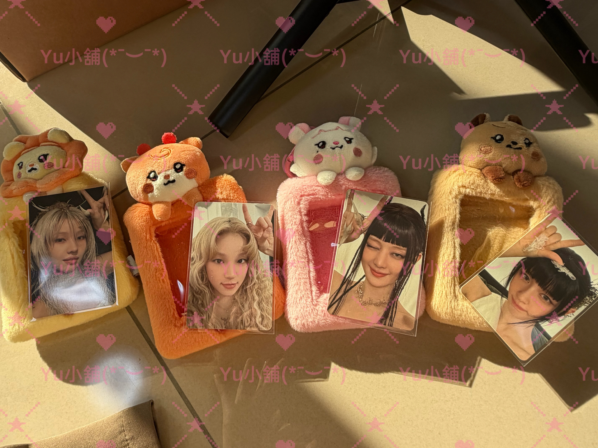 lf minini 快閃店 卡套 (組) 娃娃卡套、含卡