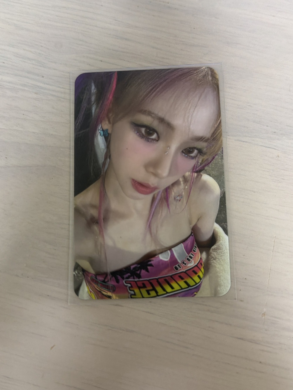 MY WORLD sr 特典卡 星河預售C柚