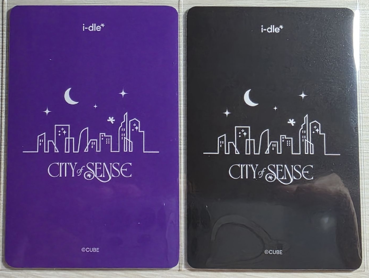 i-dle 展覽卡包官拍 兩張一套 娟