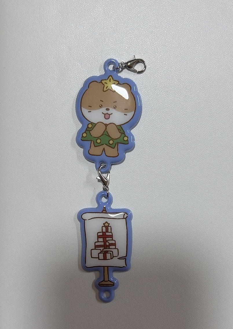 Seventeen Dino 聖誕MINITEEN 鑰匙圈吊飾 