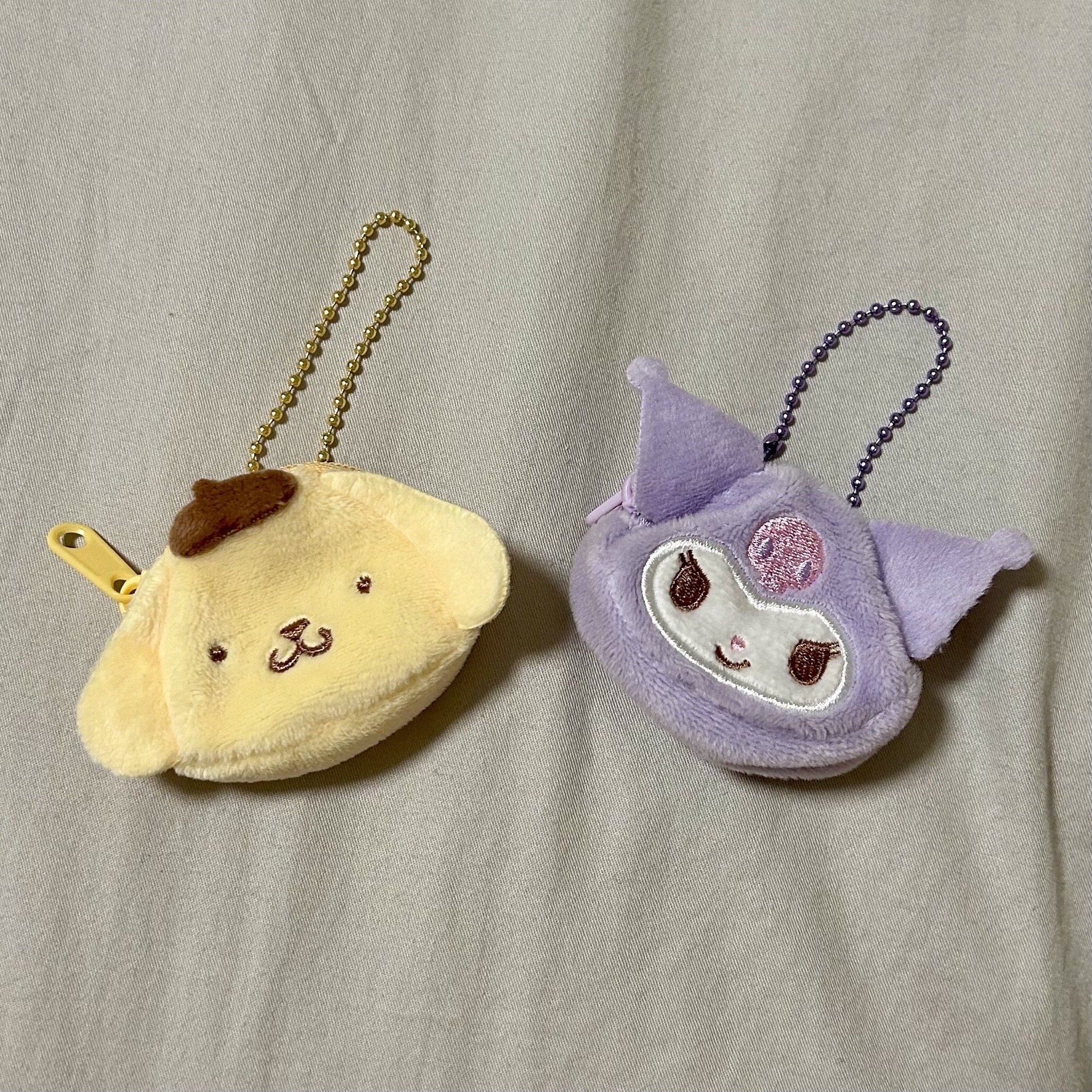 三麗鷗 迷你絨毛後背包吊飾 酷洛米