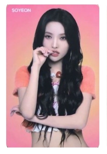 🍠i-dle TAMS ZERO 飲料代言卡