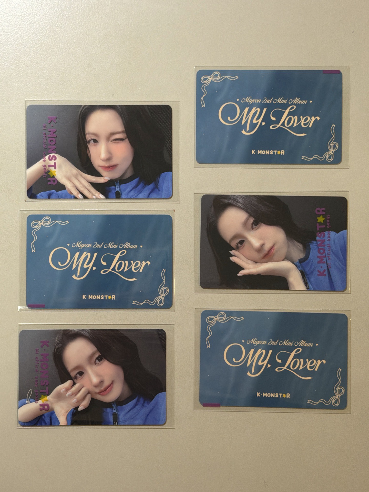 MIYEON MY.Lover KM簽售 藍衣麵