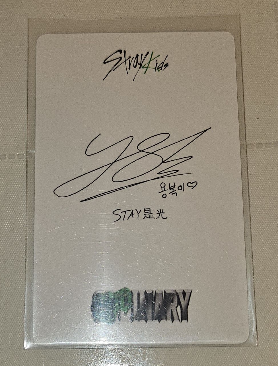 STRAYKIDS SKZ FELIX 李龍馥 ODDINARY YZY 1.0 一直娛 中文卡背