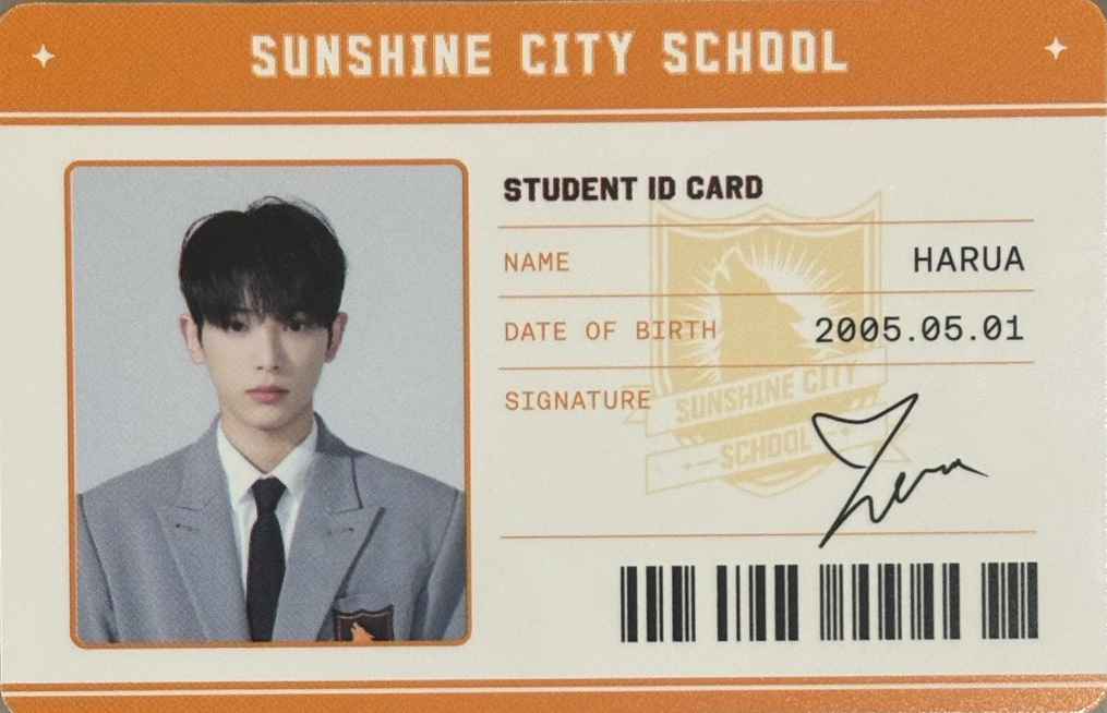 HARUA學生證