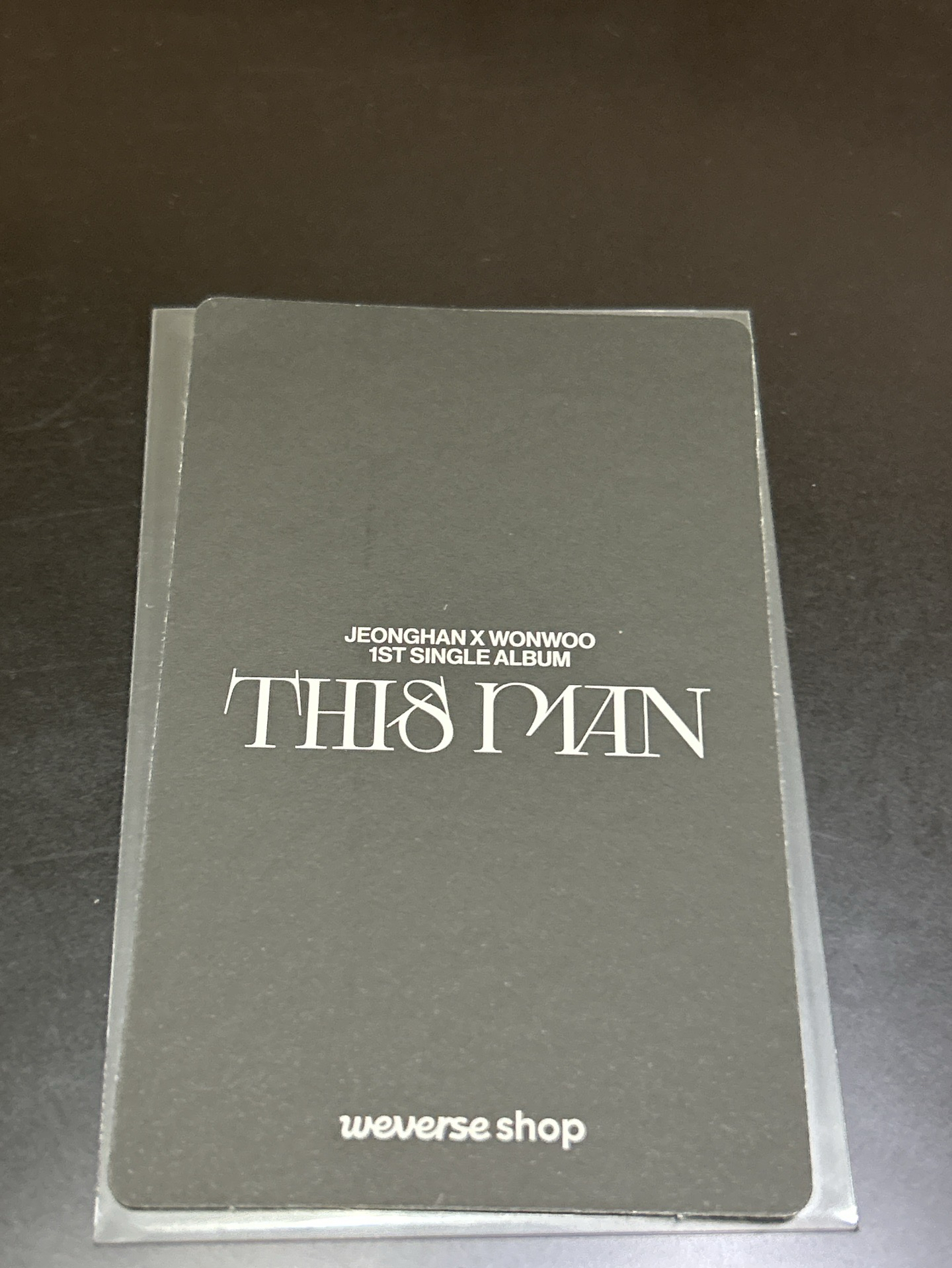 圓佑 THIS MAN wvs 特典卡 