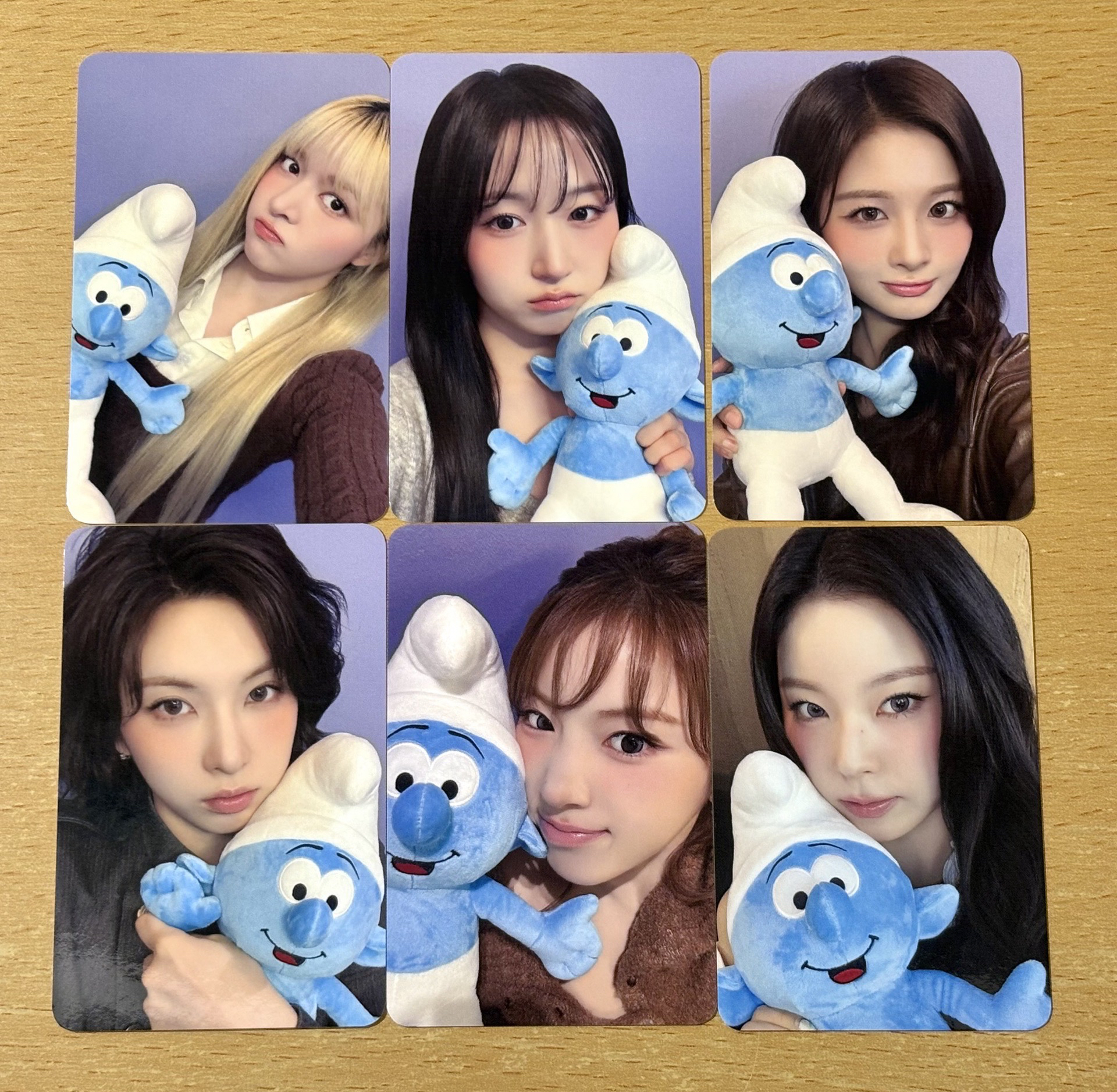 NMIXX BLUE VALENTINE 莉莉 吳海嫄 薛侖娥 裴真率 金智友 張圭珍 MS 藍色小精靈 中簽卡 小卡