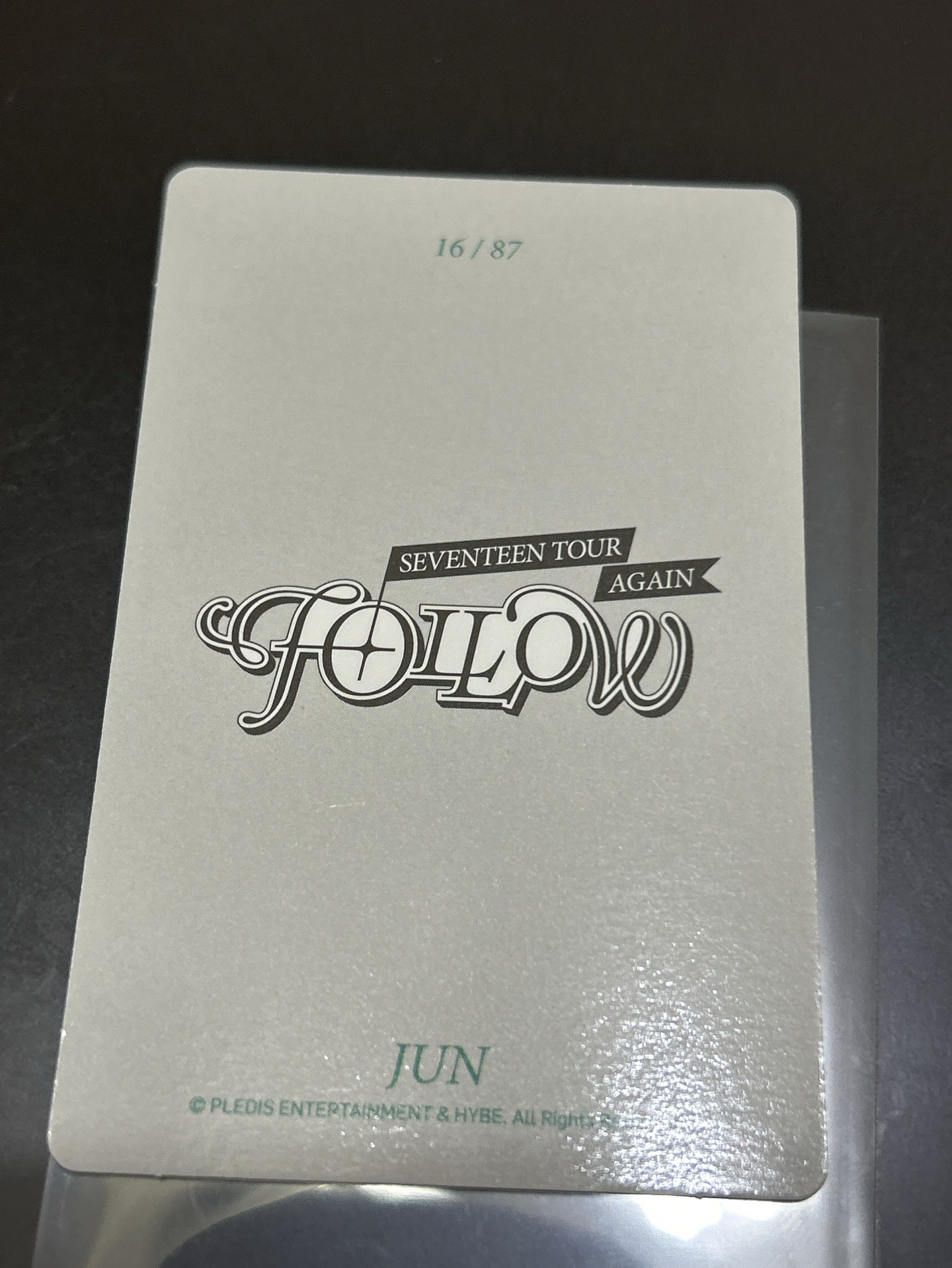 Jun FOLLOW AGAIN 隨機卡 
