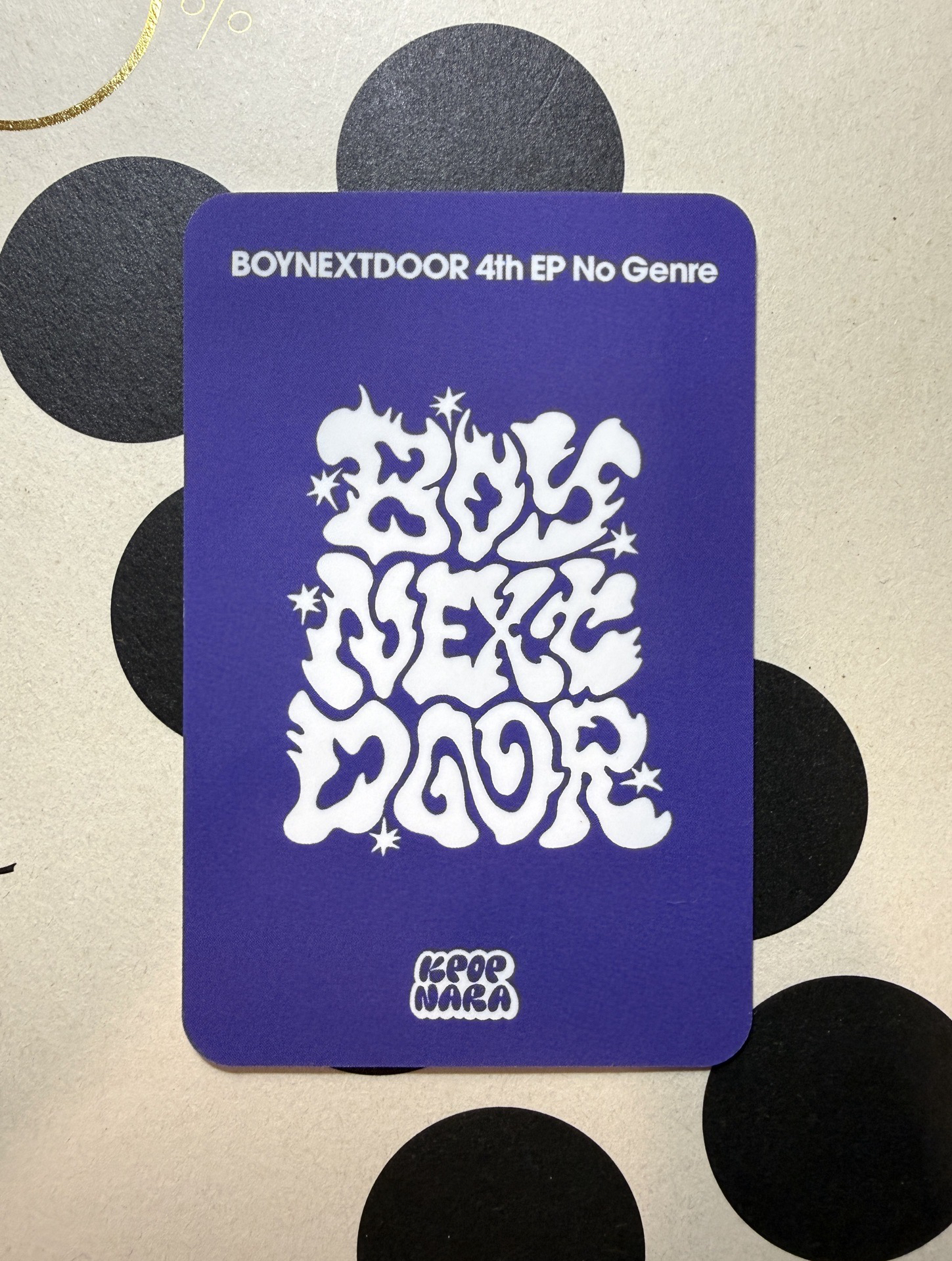 ✴️ No Genre Kpop Nara 芝加哥線下 簽售卡 明宰鉉