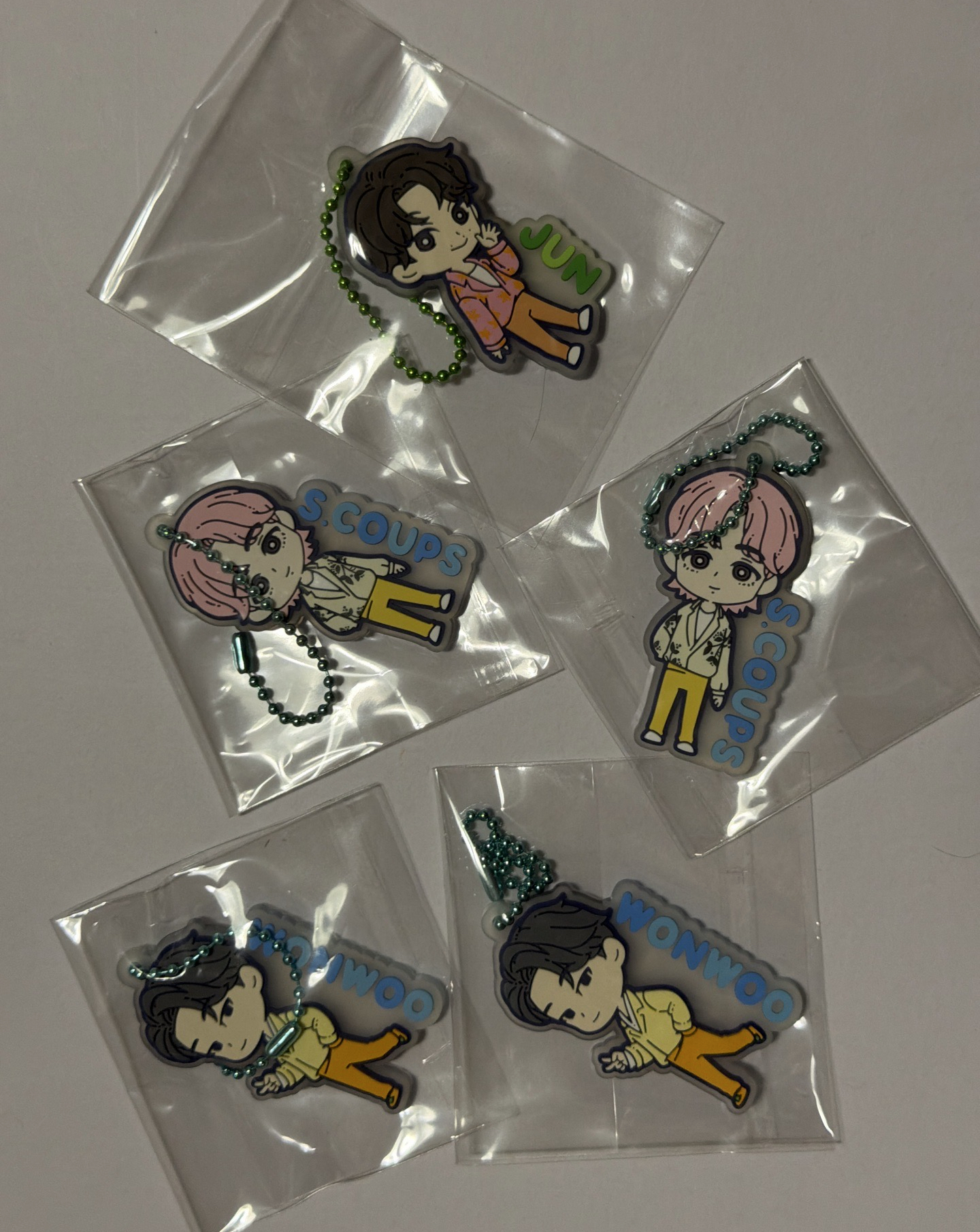 petiteen 軟膠吊飾 勝哲 圓佑 俊輝 jun