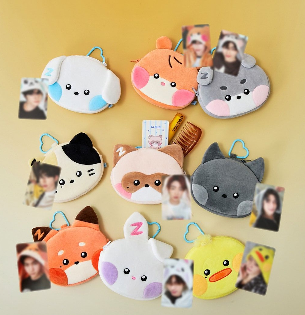 Zeroni 動物吊飾娃 愛心磁吸娃 收納包 動物中娃