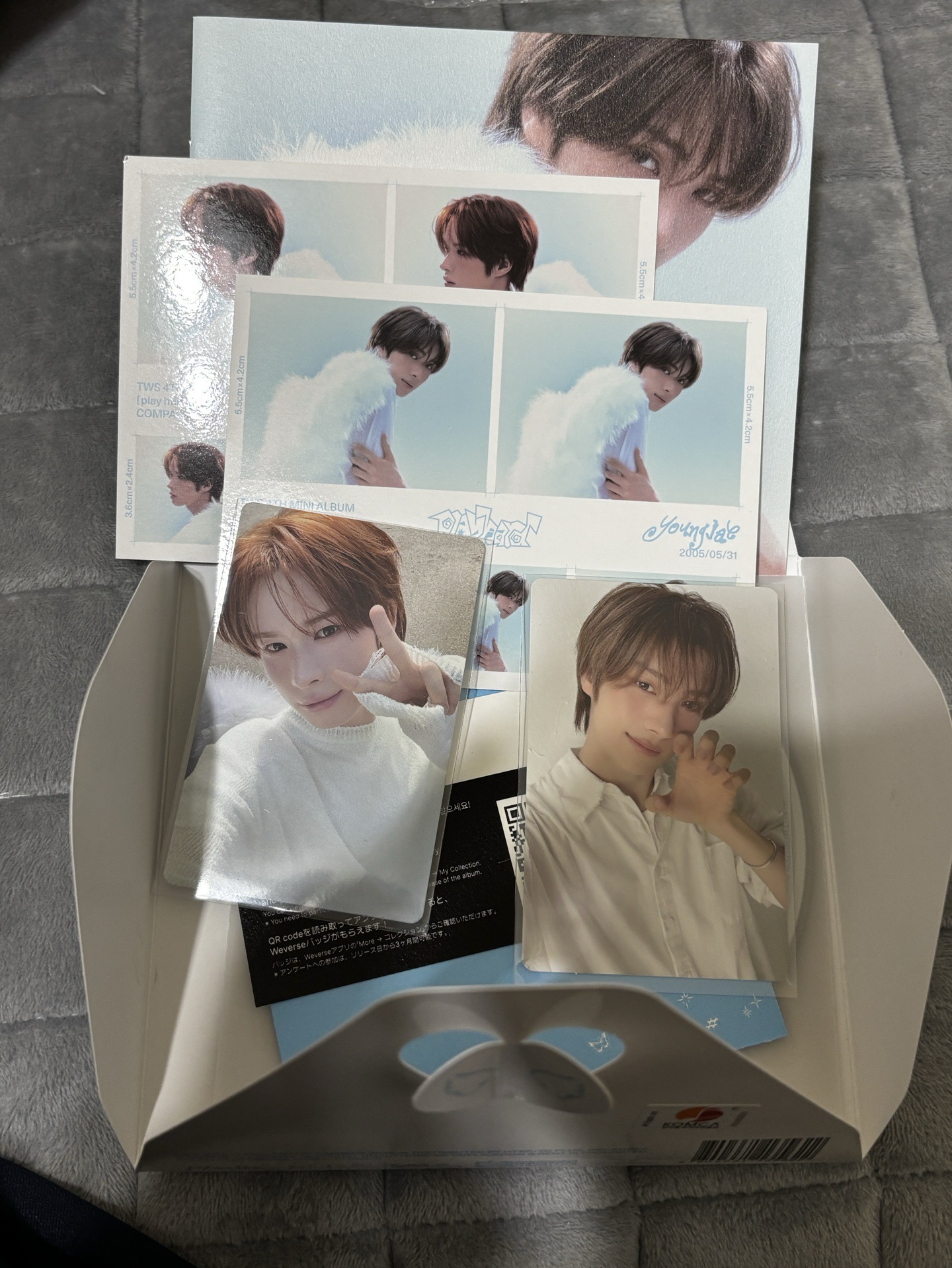 英宰+炅潣小卡、明信片（兩張）+英宰單封