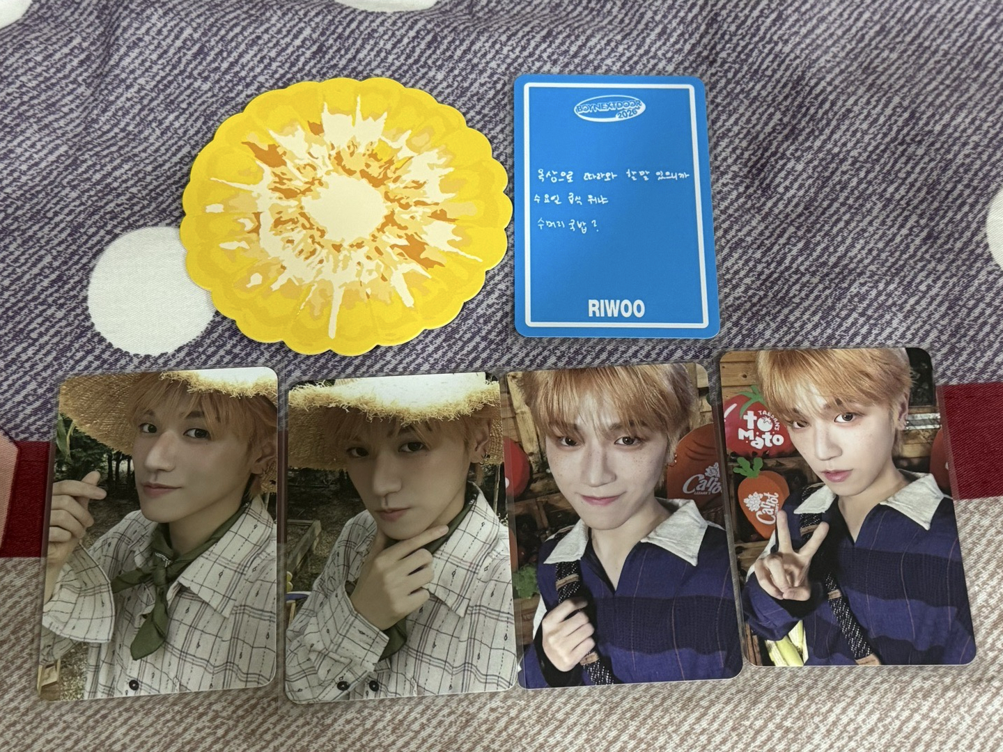 2026年曆小卡 Riwoo