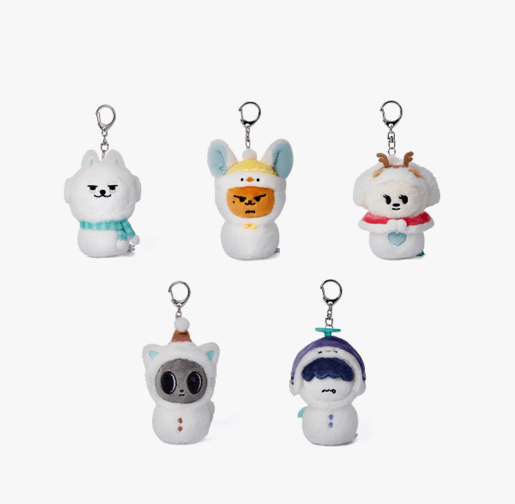 角巴兔 雪人娃 黃春 栗嘻