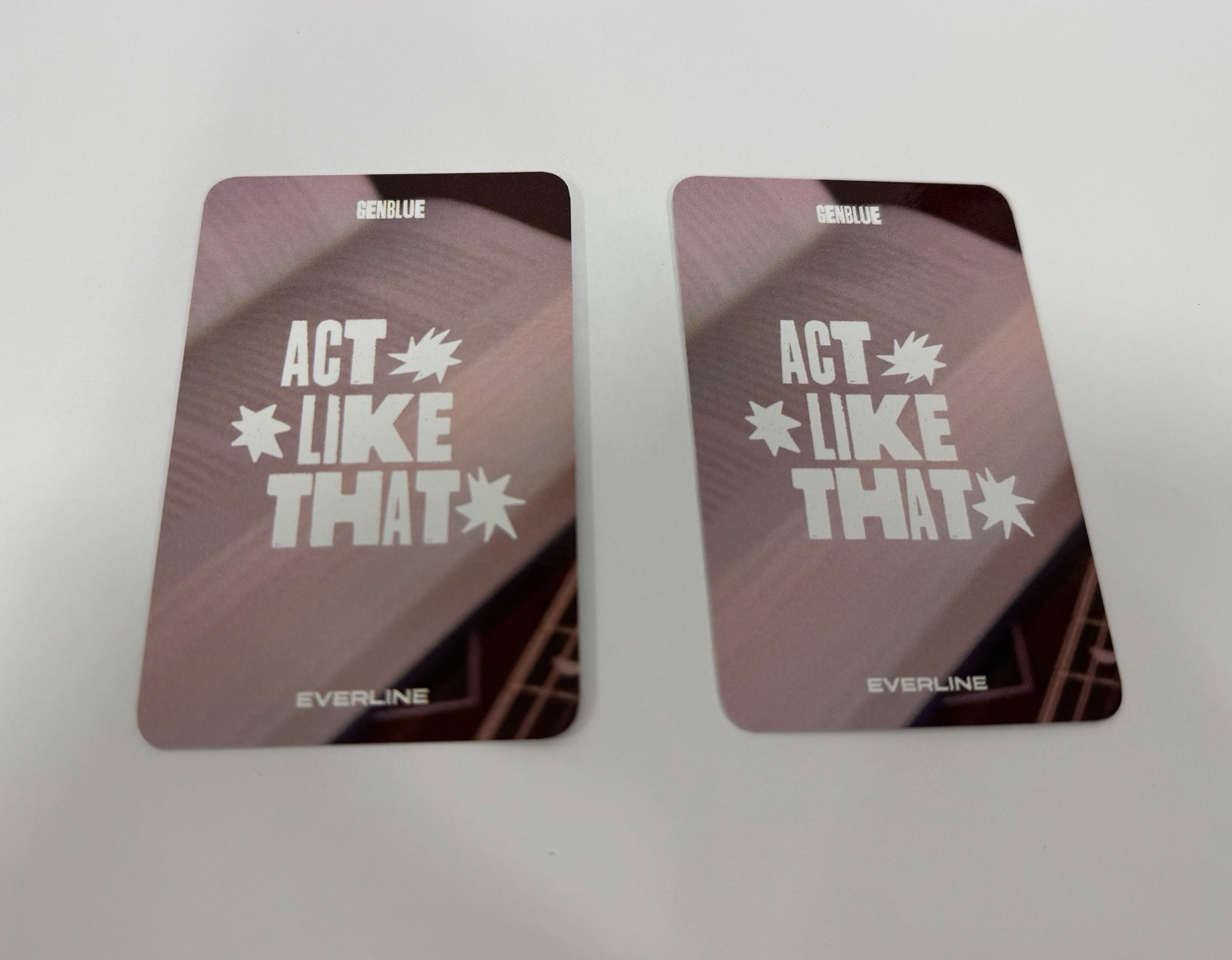 ACT LIKE THAT el 1.0 線上 簽售卡 ver.