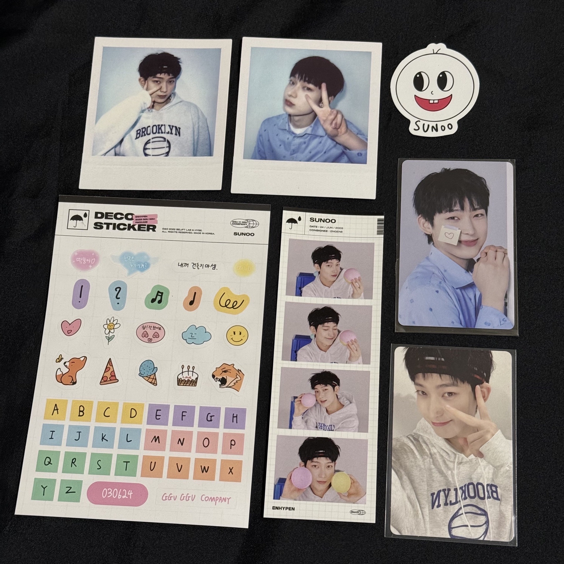 ENHYPEN 金善禹 2022咕咕盒SET