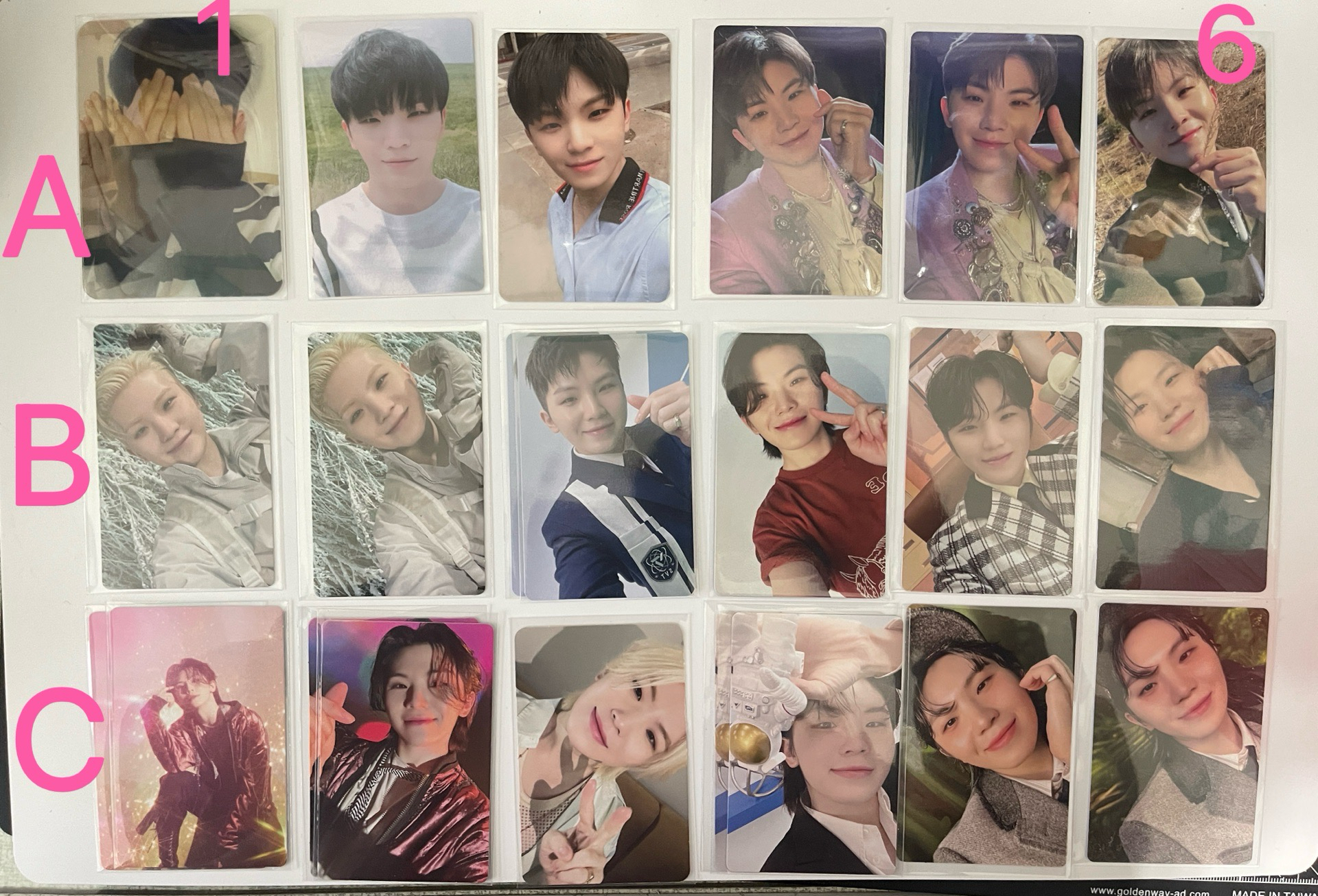 seventeen woozi 專卡們