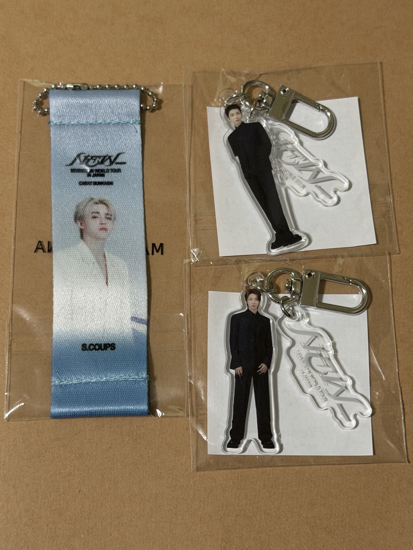 Seventeen New日巡扭蛋吊飾/飄帶