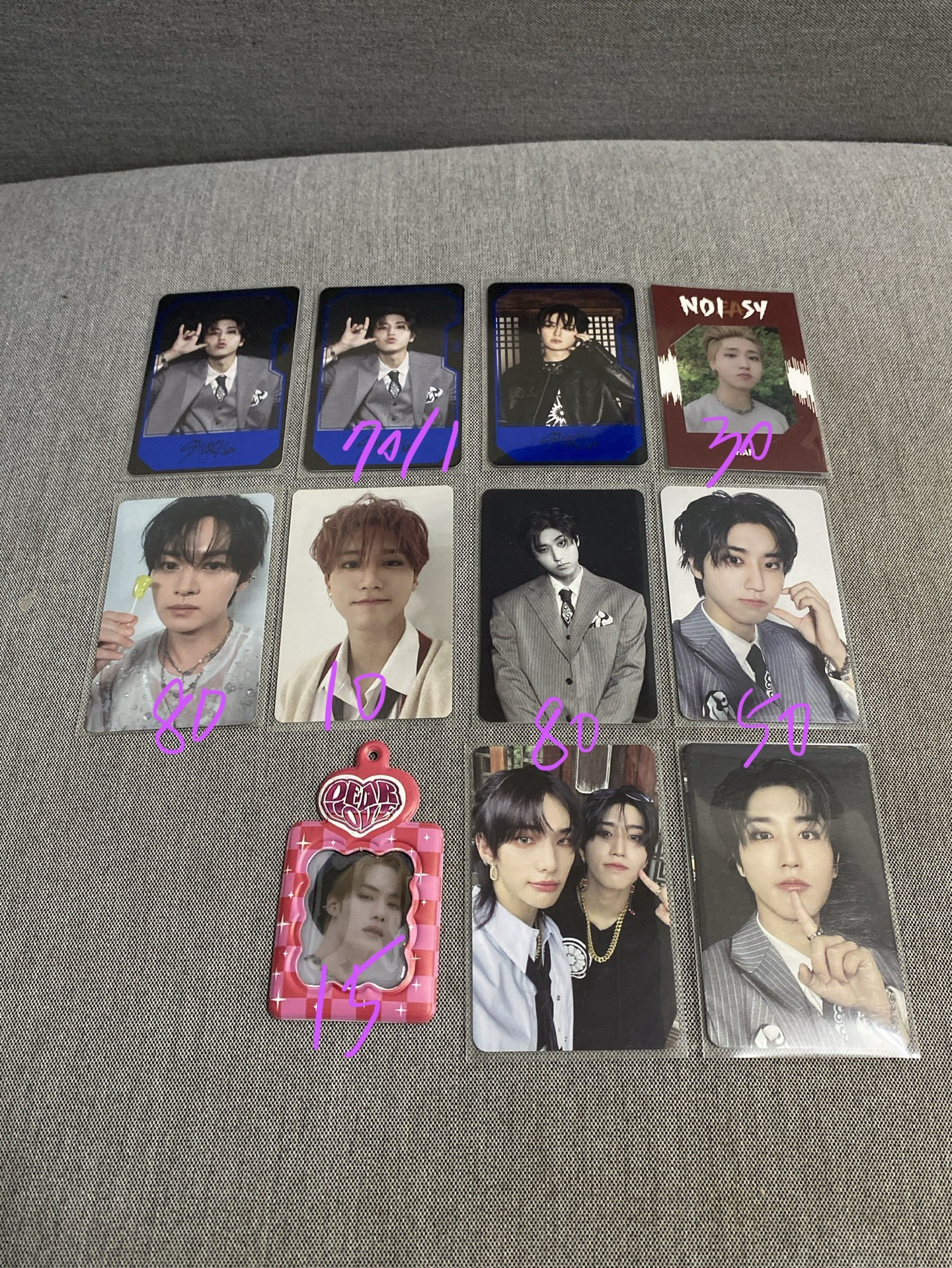 韓知城各種小卡 證件照 雙人卡 一點李旻浩