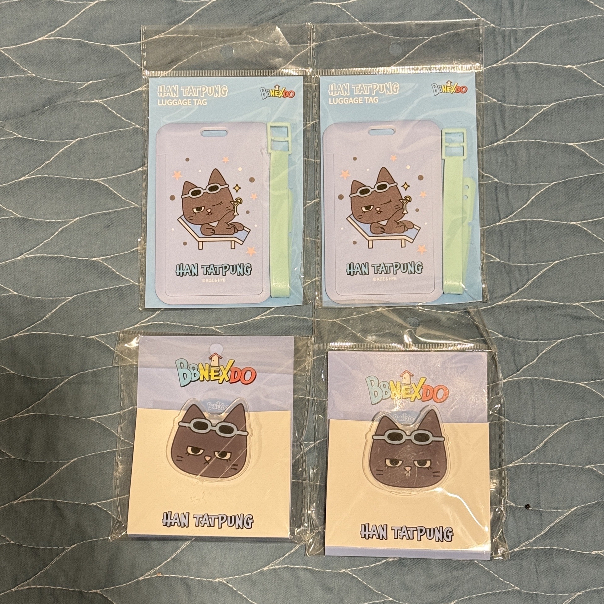 BBNEXDO TAESAN手機支架、行李吊牌