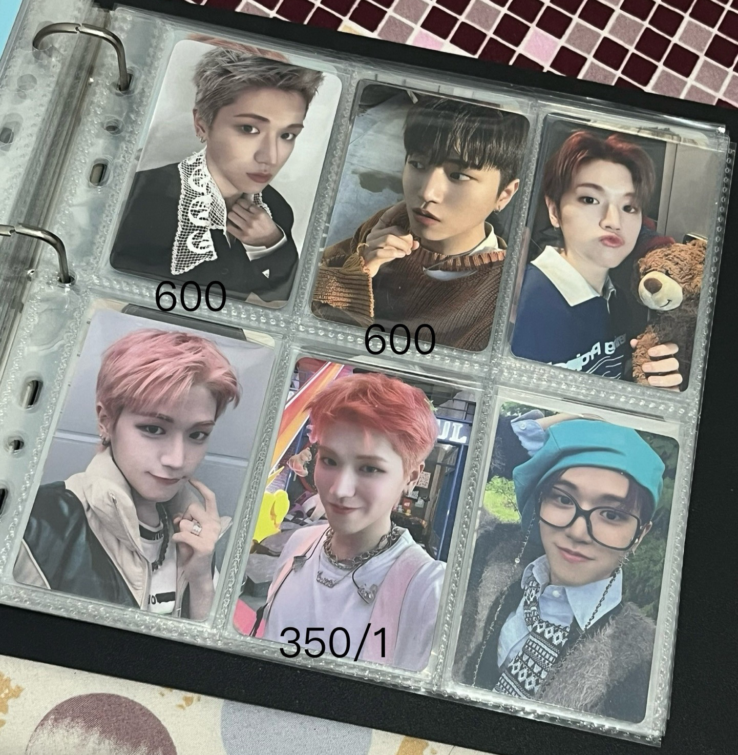 入場卡、拼盤2、抱熊2、直播卡、抽選卡