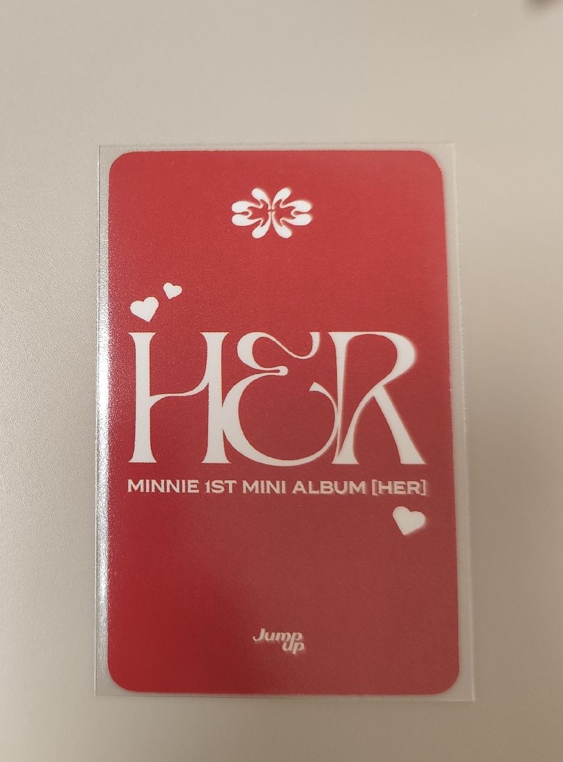 米妮四格愛心小卡