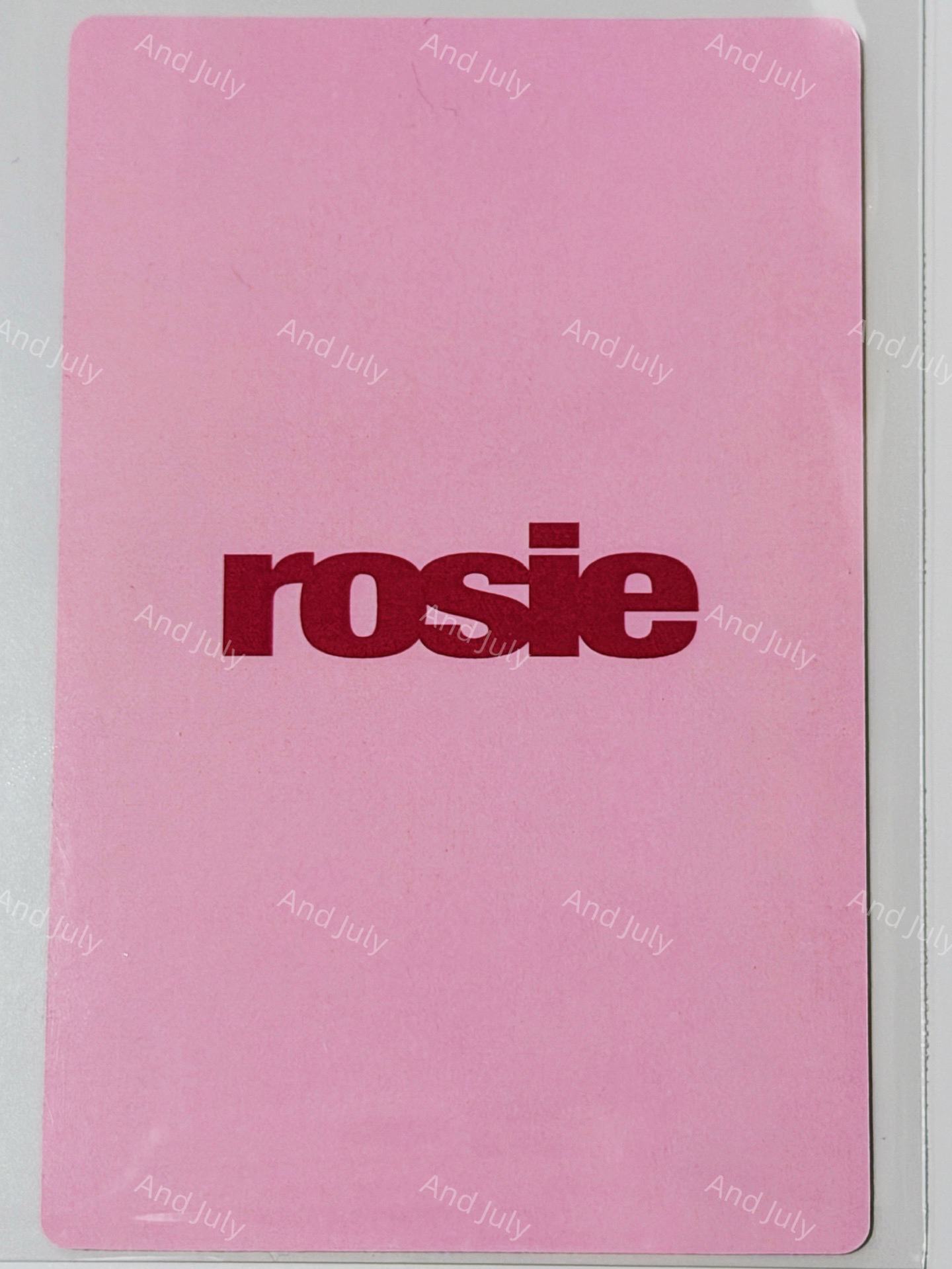 ROSÉ rosie 廣州快閃滿額