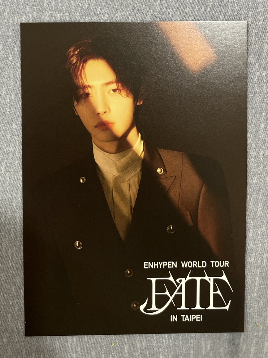 成訓 台灣場明信片 fate tour