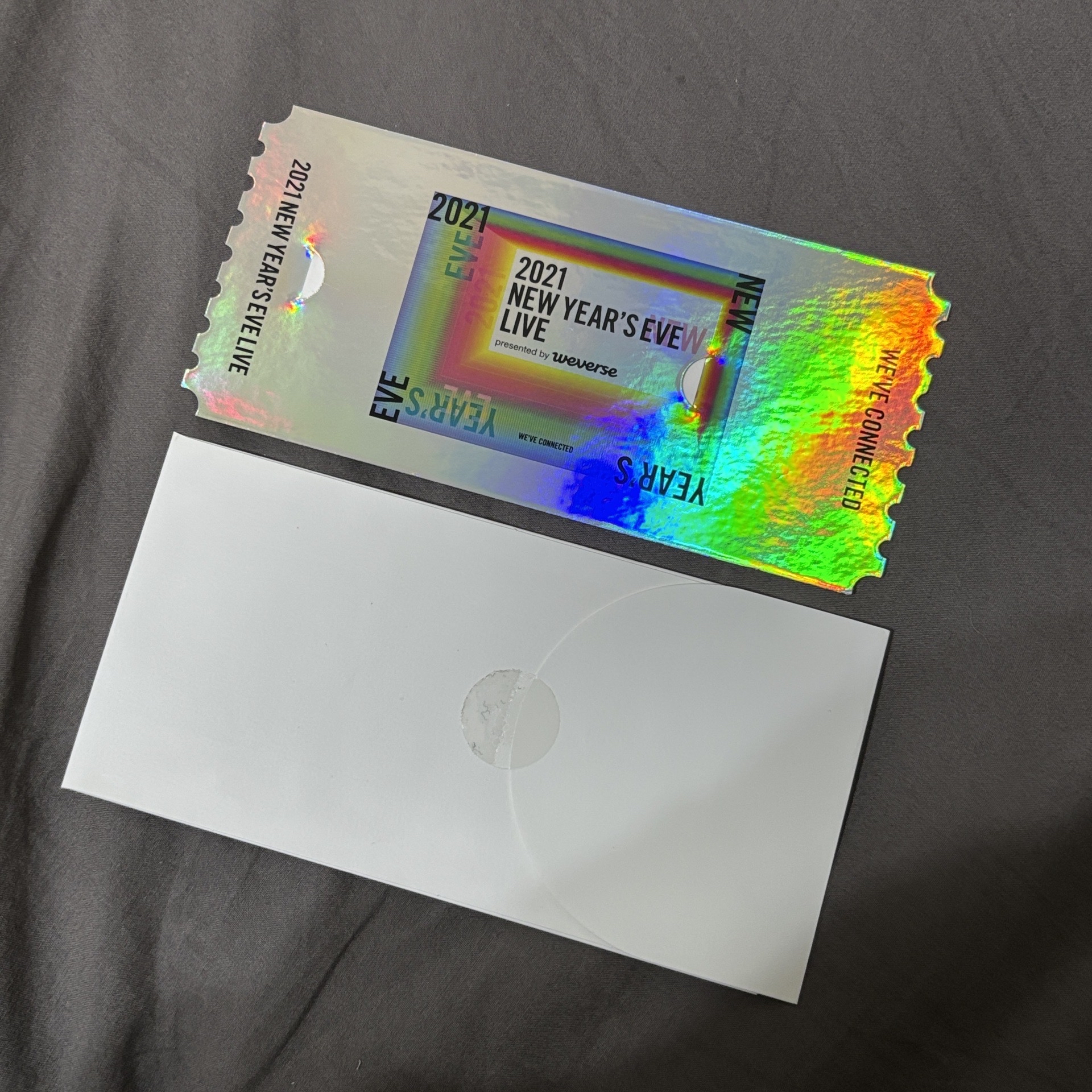 2021新年夜直播 鐳射票特典