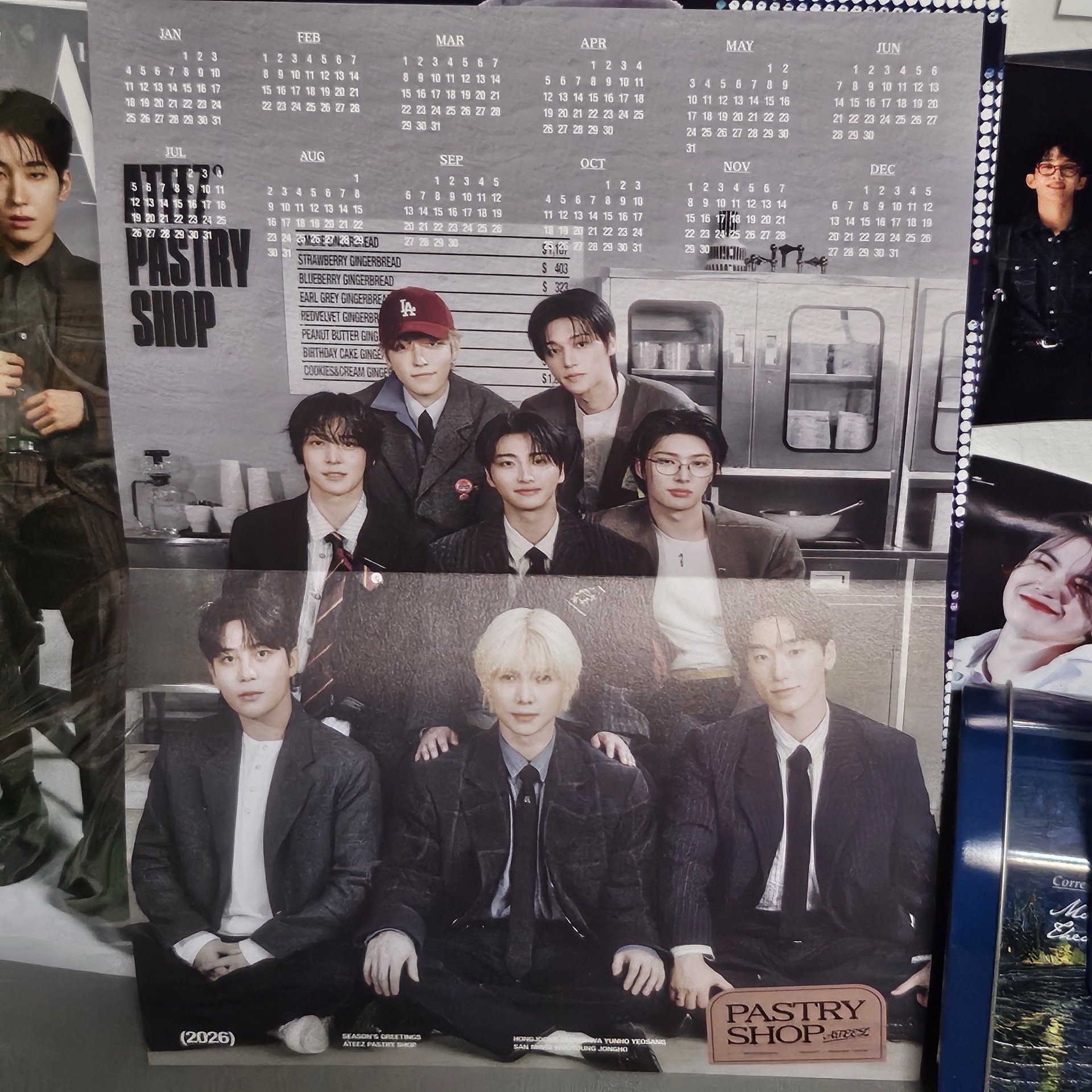 ATEEZ 2026年曆拆賣