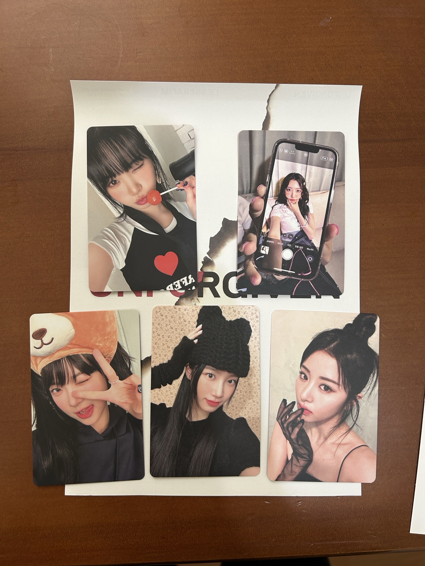 UNFORGIVEN 專輯卡 weverse ver.電子專專卡